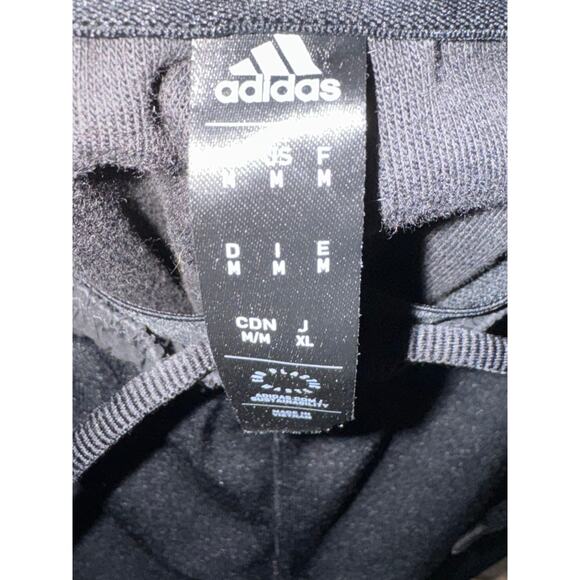 Adidas Tiro Pant Men Medium Black On Black Spell Out Logo Training Jogger - Picture 3 of 5